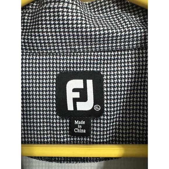 FootJoy Houndstooth Polo Creighton Farms XL - Picture 3 of 4